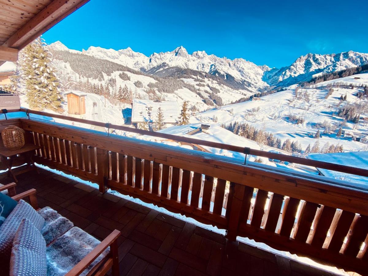 Ski-In & Ski-Out Out Chalet Maria With Amazing Mountain View Maria Alm am Steinernen Meer Bagian luar foto